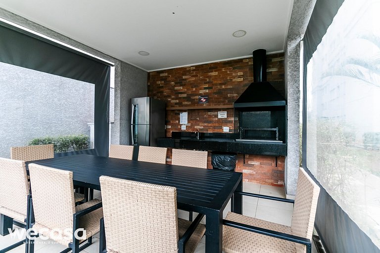 Apto Fit Casa Resort com Piscina-Metrô Brás
