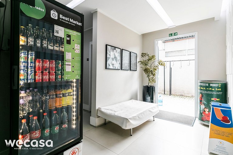 Apto Fit Casa Resort com Piscina-Metrô Brás