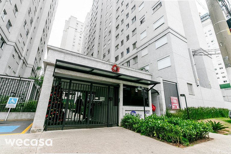 Apto Fit Casa Resort com Piscina-Metrô Brás