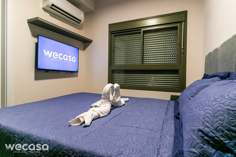 Apto em Campo Belo Com Ar/Metrô Eucaliptos