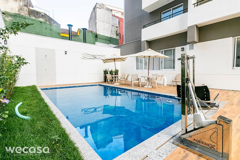 Brás - Grande Apto Moderno com Piscina