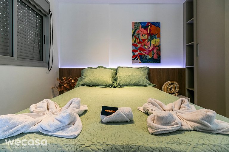 Apto Berrini C/ Vaga, Ar e Piscina - Metrô Berrini