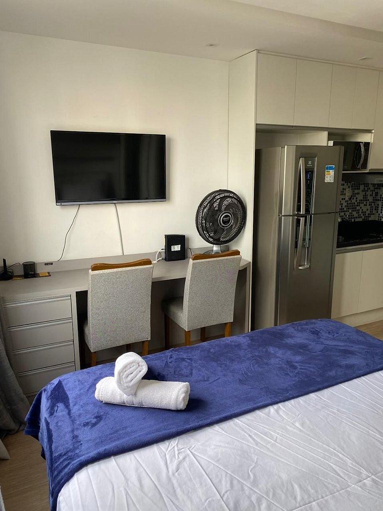 Refinado Studio no Brás com Piscina/Metrô Brás