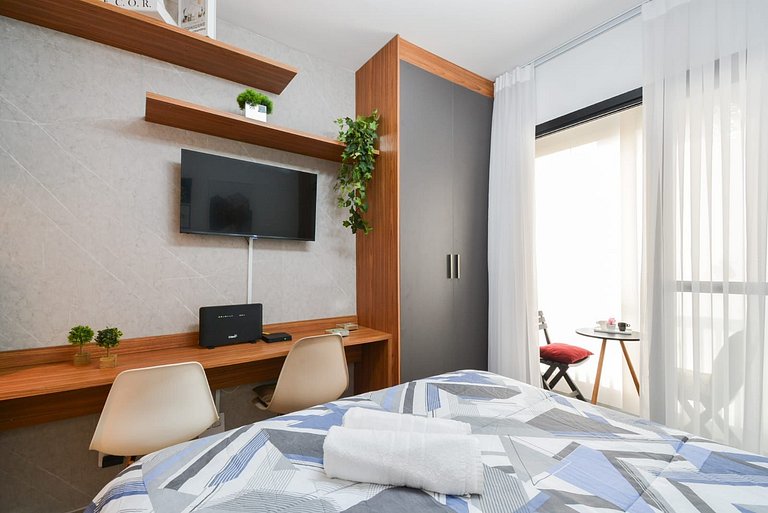 Studio Moderno III na Bela Vista | Próx. Paulista