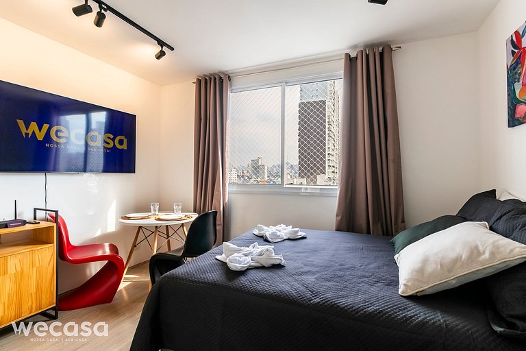 Elegante Studio no Brás com Piscina - Metrô Brás