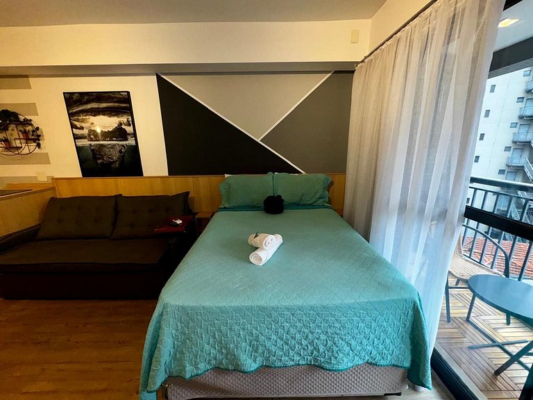 Studio I Bela Vista – 5min. do Metrô Liberdade