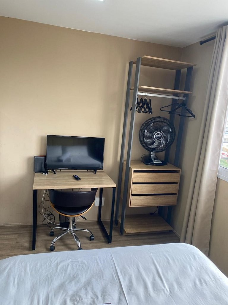 Tranquilo Studio no Brás com Piscina/Metrô Brás
