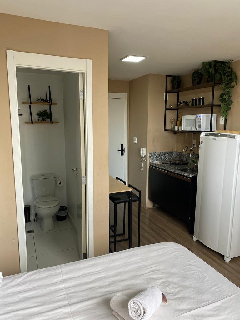 Tranquilo Studio no Brás com Piscina/Metrô Brás