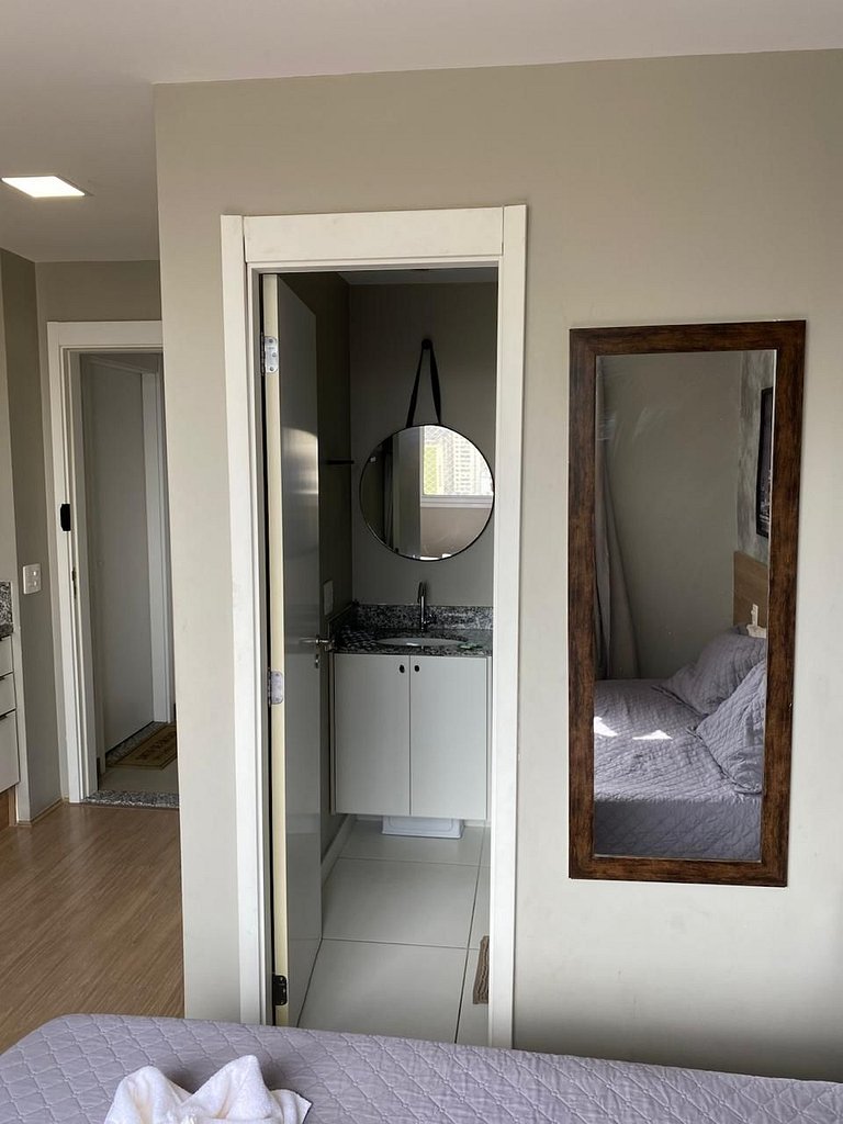 Studio Moderno no Brás com Piscina | 2 min Metrô