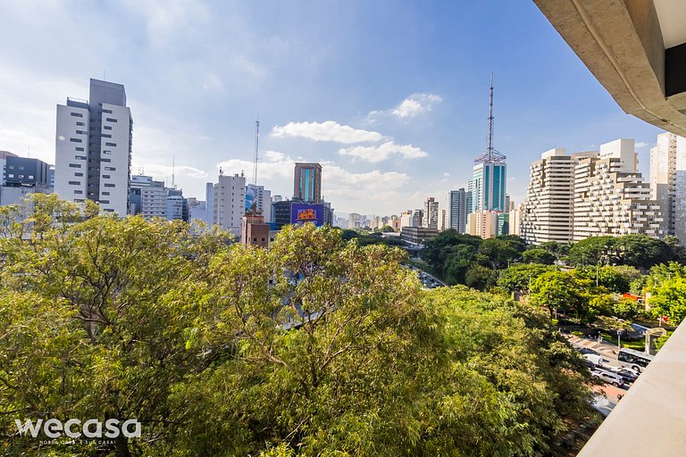 Studio com Ar – 2min do Metrô Paraíso / Paulista