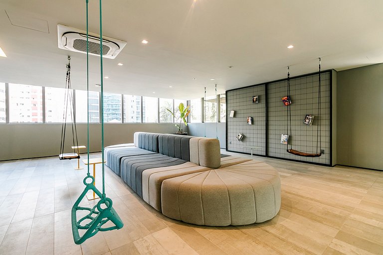 Studio com Ar – 2min do Metrô Paraíso / Paulista