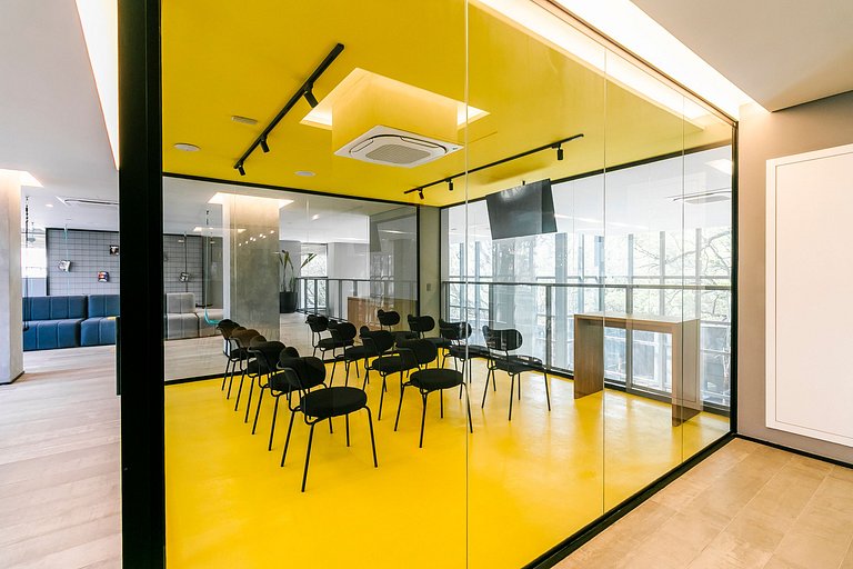 Studio com Ar – 2min do Metrô Paraíso / Paulista