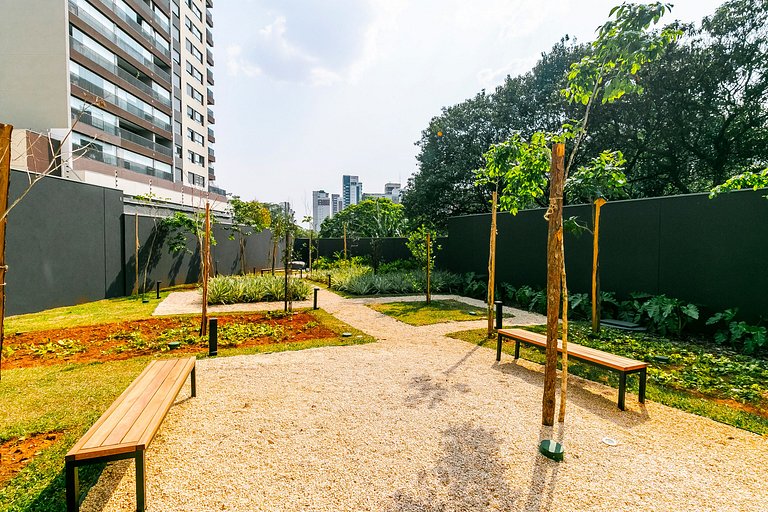 Studio com Ar – 2min do Metrô Paraíso / Paulista