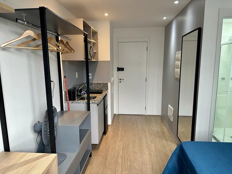 Roma Studio no Brás com Piscina/Metrô Brás