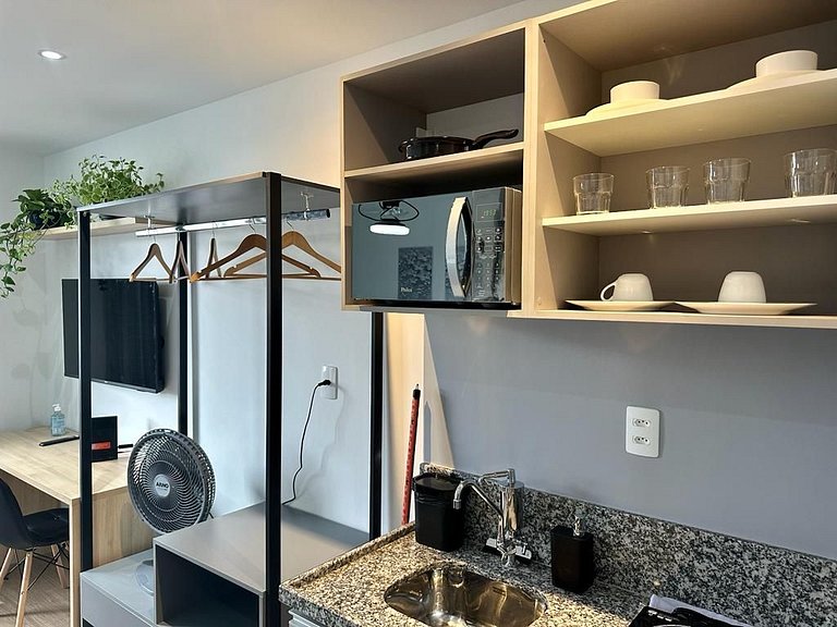 Roma Studio no Brás com Piscina/Metrô Brás
