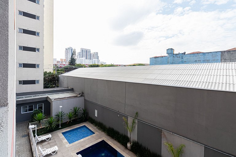 Roma Studio no Brás com Piscina/Metrô Brás