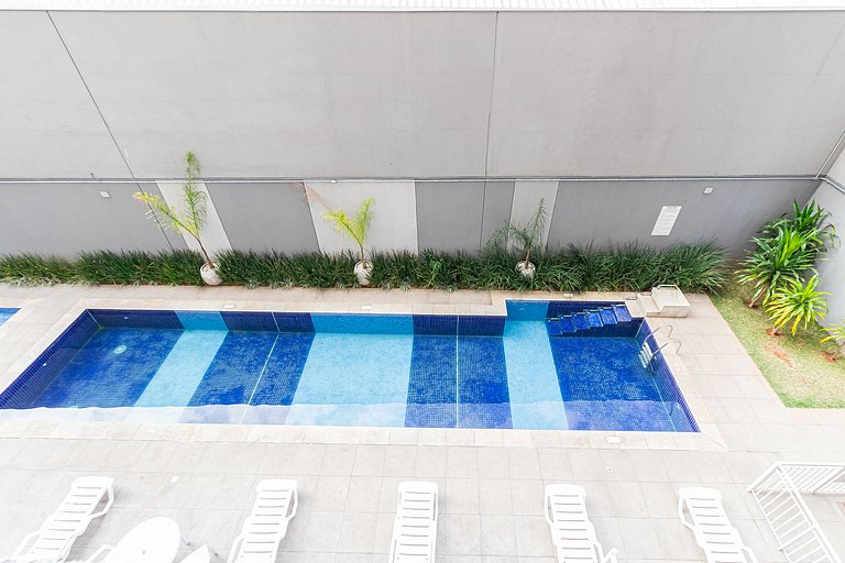 Roma Studio no Brás com Piscina/Metrô Brás