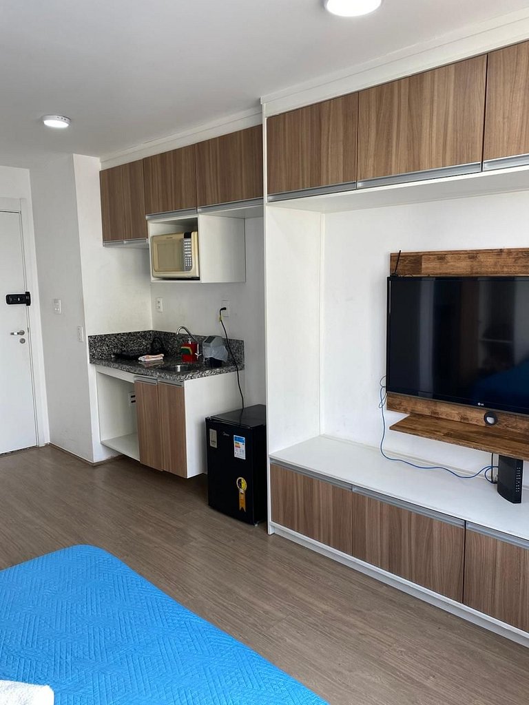 Glamoroso Studio no Brás com Piscina/Metrô Brás