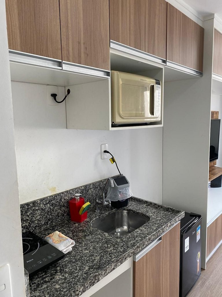 Glamoroso Studio no Brás com Piscina/Metrô Brás