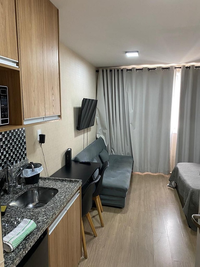 Studio Completo no Brás com Piscina/Metrô Brás