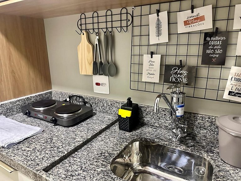 Studio com Varanda no Belenzinho · Piscina