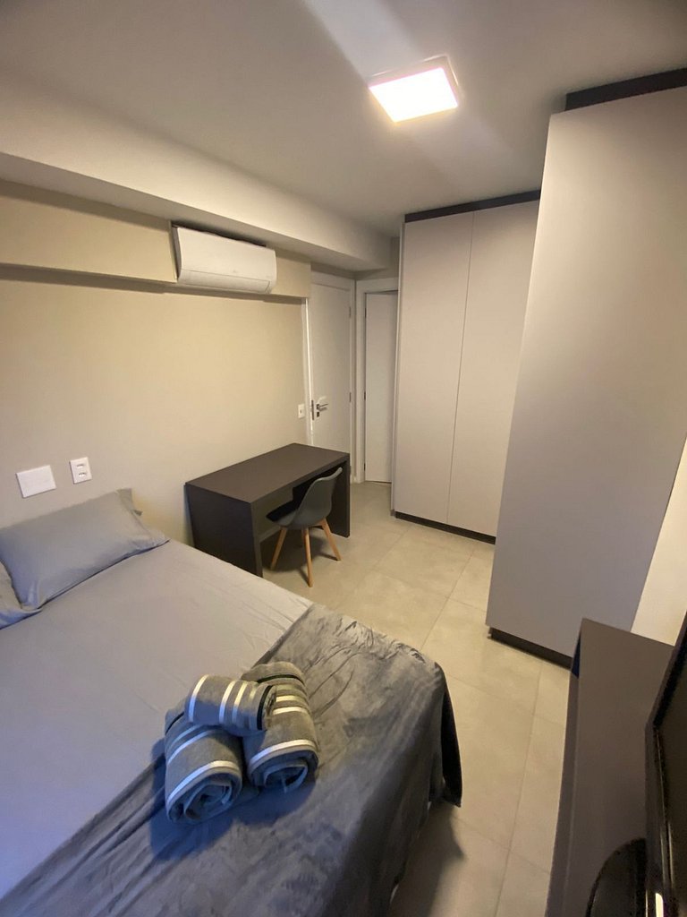 Studio em Campo Belo Com Ar/Metrô Eucaliptos