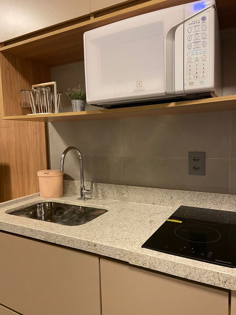 Studio em Campo Belo Com Ar/Metrô Eucaliptos