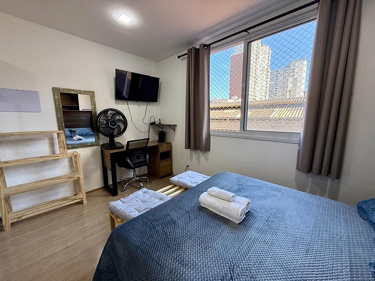 Prático Studio no Brás com Piscina/Metrô Brás