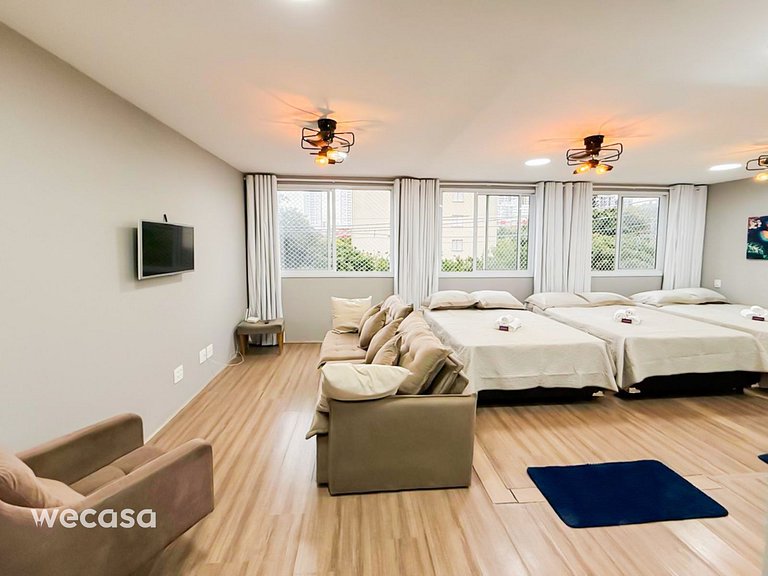 Familia Apartamento no Brás com Piscina/Metrô Brás
