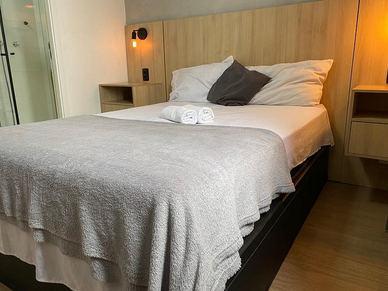 Lindo Studio no Brás com Piscina/Metrô Brás