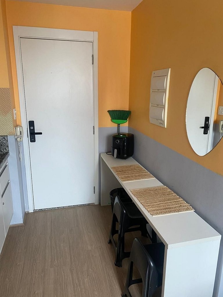 Apaixonante Studio no Brás com Piscina/Metrô Brás