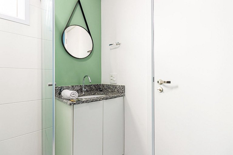 Studio Premium ao Lado do Metrô Brás | Piscina