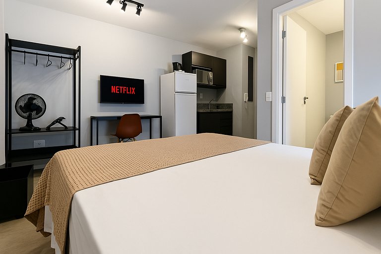Flat Elegante no Brás - Localização Perfeita