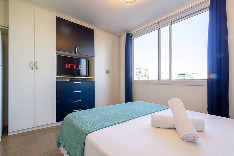 Studio no Coração do Brás | Piscina + Metrô