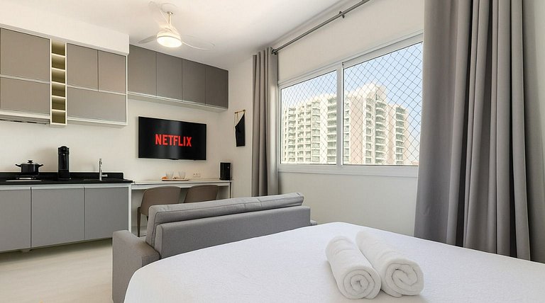 Studio Completo no Belém | 2 min do Metrô