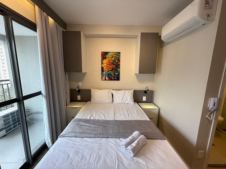 Studio Moderno no Campo Belo – Perto de Congonhas