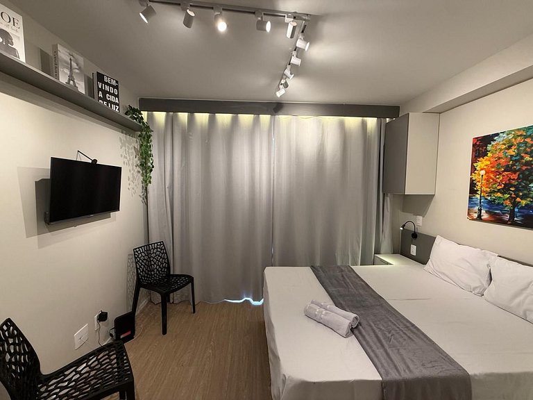 Flat Funcional no Campo Belo Próximo ao Aeroporto