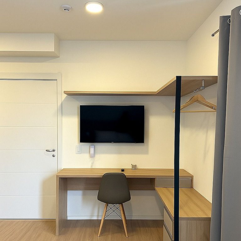 Flat com Ar no Metrô Belém — Ao Lado Hospital Cema