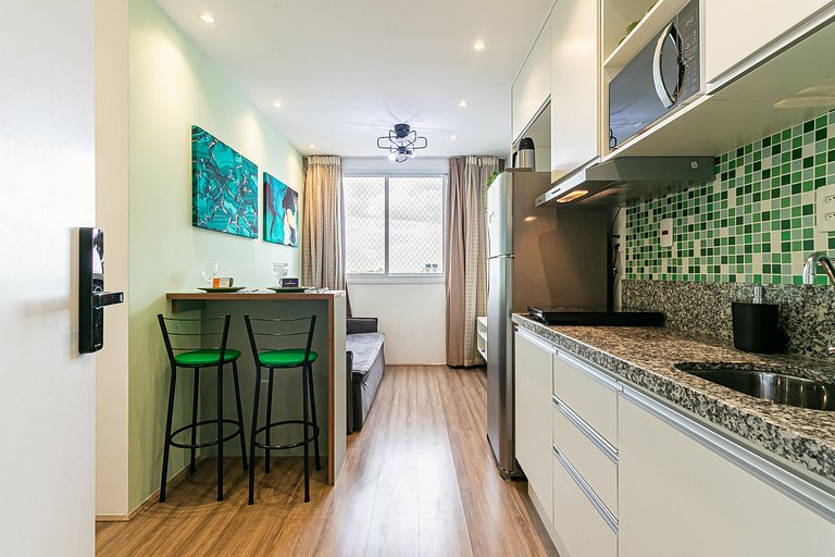 Apto Novo & Completo no Brás - Estação do Metrô