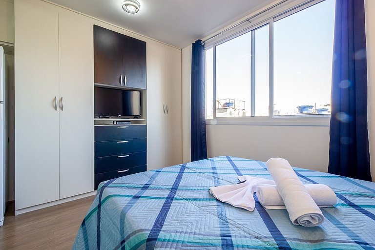 Studio com Piscina a 1 Min do Metrô Brás