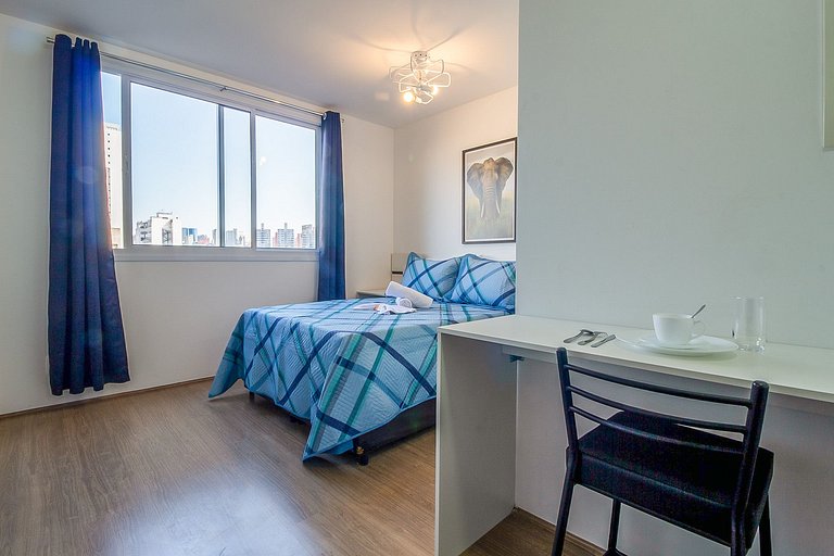 Studio com Piscina a 1 Min do Metrô Brás