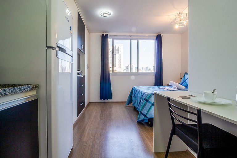 Studio com Piscina a 1 Min do Metrô Brás