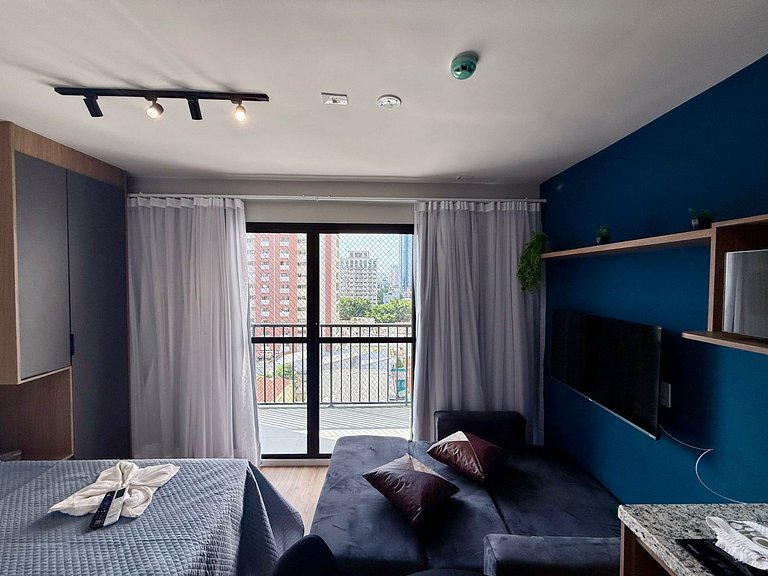 Flat Estiloso - 4 Min do Allianz Parque