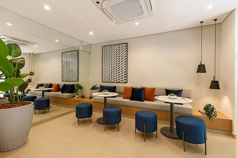 Flat Moderno II - Caminhe até o Allianz Parque