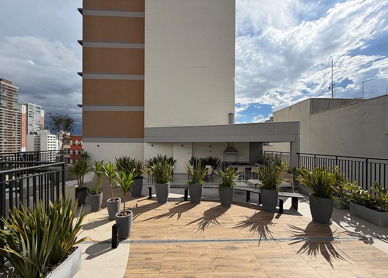 Flat Moderno II - Caminhe até o Allianz Parque