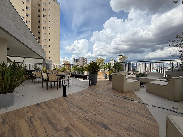 Flat Moderno II - Caminhe até o Allianz Parque