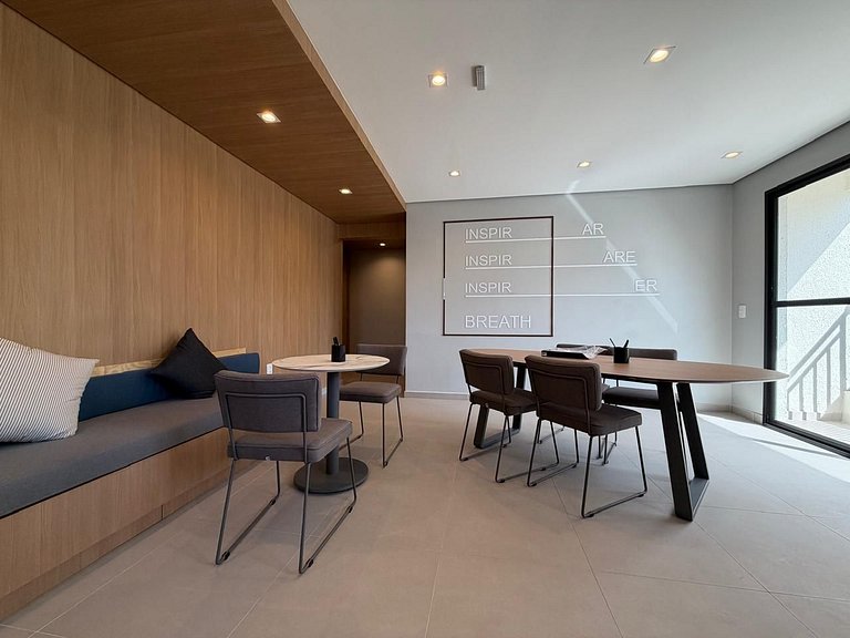 Flat Moderno II - Caminhe até o Allianz Parque