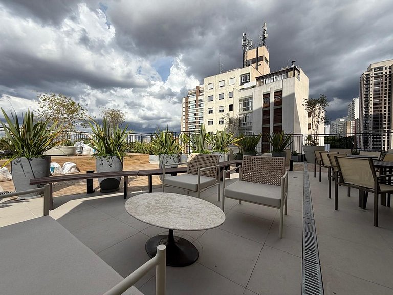 Flat Moderno I - Caminhe até o Allianz Parque