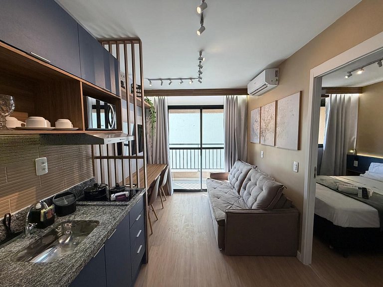 Loft Prático - Prox ao Nubank Parque