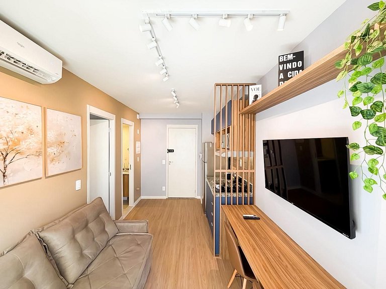 Flat Moderno I - Caminhe até o Allianz Parque